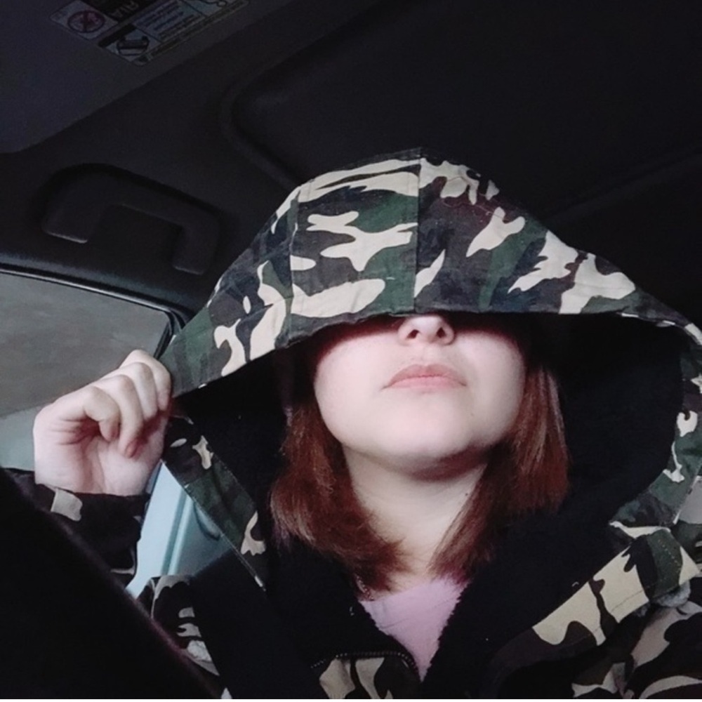 Army Sherpa hoodie, zip up jacket - Picture 3 of 6
